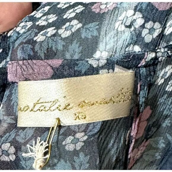 Natalie Martin Ramya Maxi dress size XS NWT includes slip flutter sleeves - Picture 7 of 13